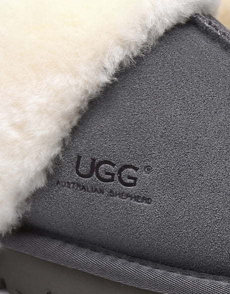 Muffin Slipper in Grey