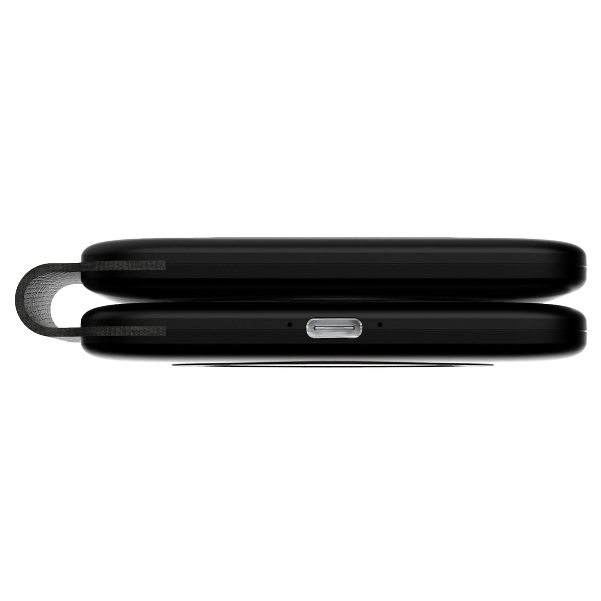 TODO 2 in 1 Wireless Phone Charger 15W Fast Charge Earphone QI Magnetic Charge Pad - Black