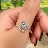 Bullion Gold Magical Swan Ring