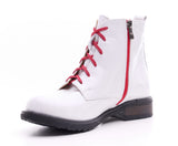 Bosccolo Womens Ankle Boots - White