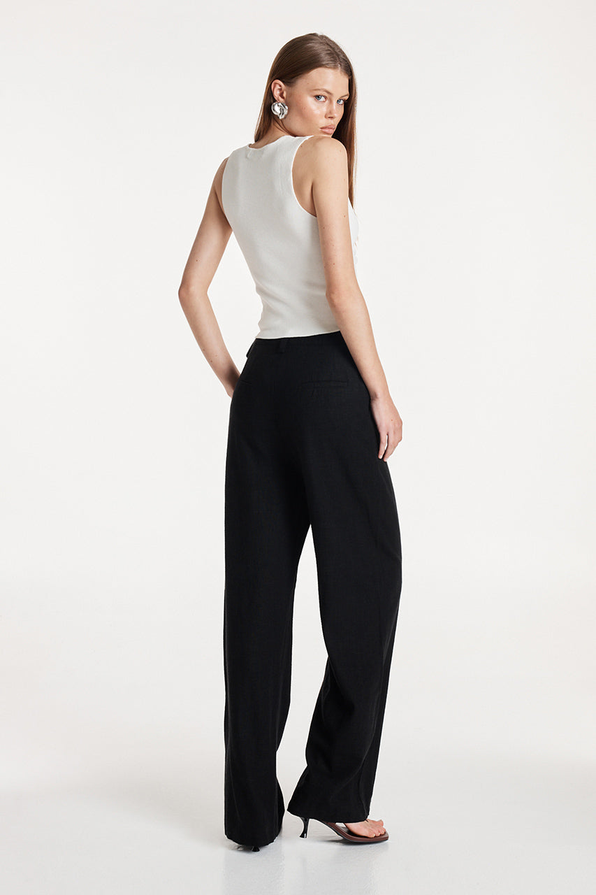 Madison The Label Britney Knit Top - White