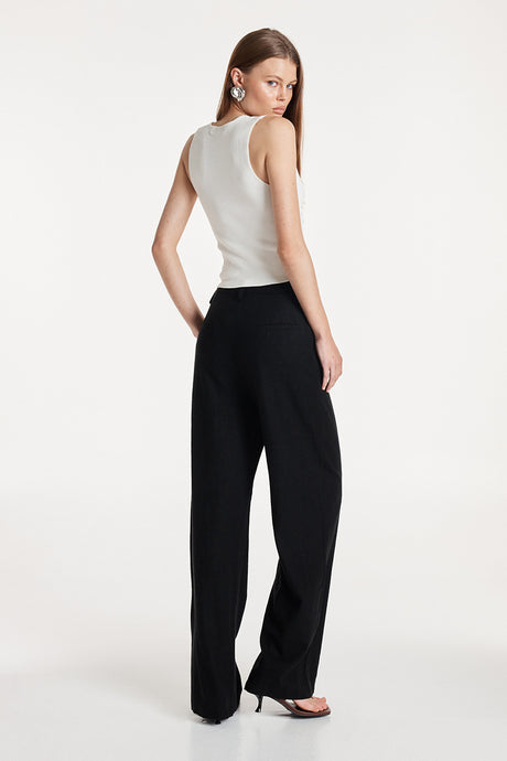 Madison The Label Britney Knit Top - White