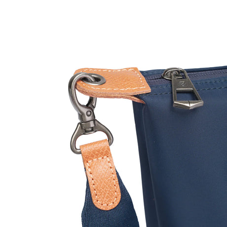 BAMEI Extra-Large Water-Resistant Nylon Travel Tote Bag - Navy