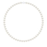 Necklace Prestige Freshwater Pearl White 9-10mm 50cm Mariner Clasp
