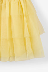 Cotton On Kids Girls Isabella Dress Up Dress - Baby Yellow/Heart Sparkle