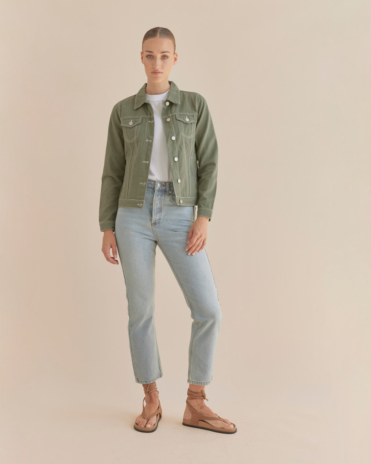 Amelius Alliance Drill Denim Jacket - Desert Sage