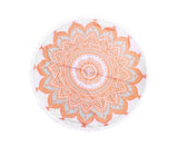 TODO Luxury Thick Microfiber Round Beach Towel Throw Rug Ttowel Boho Yellow