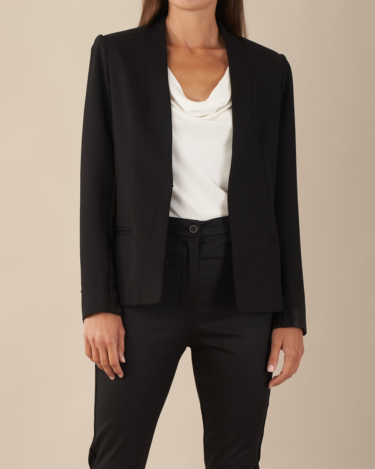 Amelius Nahla Panelled Blazer - Black