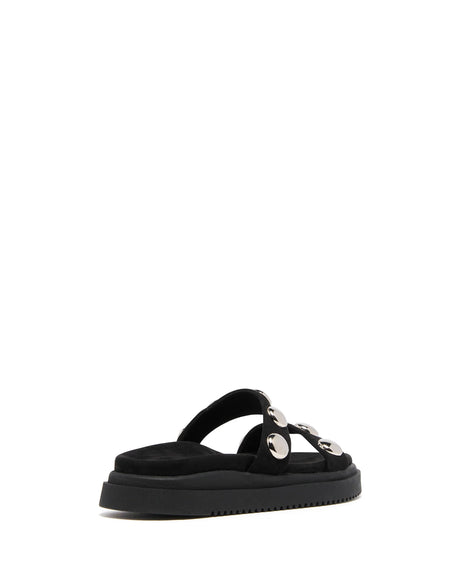 Therapy Persona Black Faux Suede