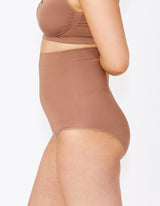 Ambra Kf Pow Lite Hi Waist Brief - Almond