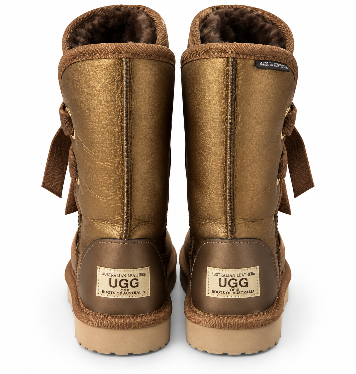 Australian Leather Ugg Roxy Nomad Long Uggs - Bronze - AU5