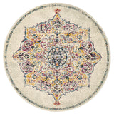 Museum 864 Bone Round Rug
