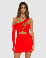 BY.DYLN Ambra Dress - Red