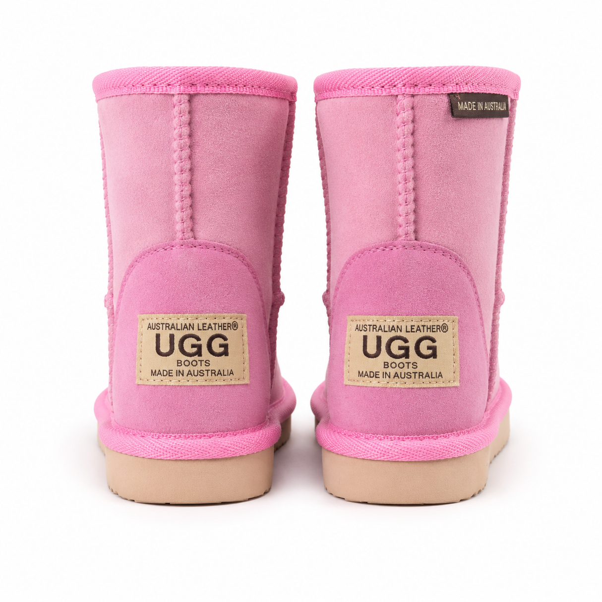 Australian Leather Ugg Classic Mini Pearl Heart - Pink - AU6