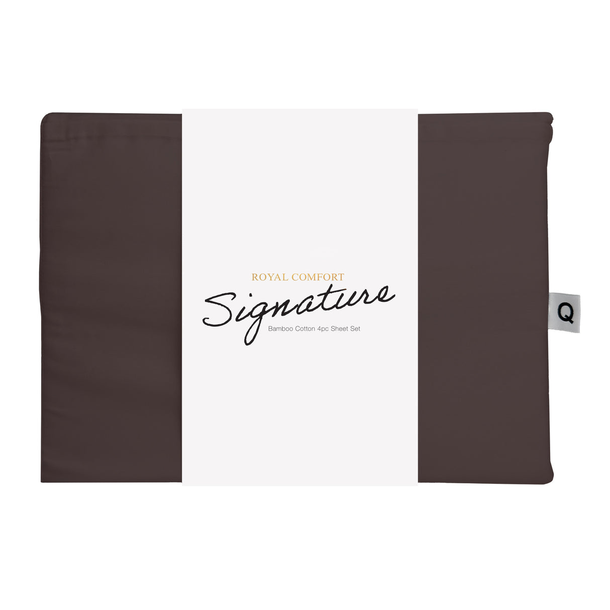 Royal Comfort Signature Bamboo Cotton Sheet Set- Espresso