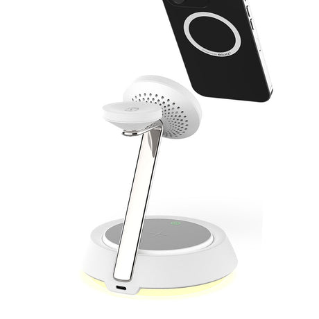 iQuick Twig 2 Multi Functions Wireless Charger with LED Ambient Light - White