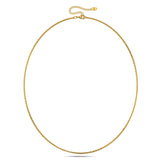 Bullion Gold Mini Cable Chain Gold Plated Necklace