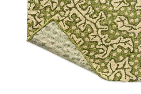 Sanderson Truffle Olive 446007 Outdoor Rug