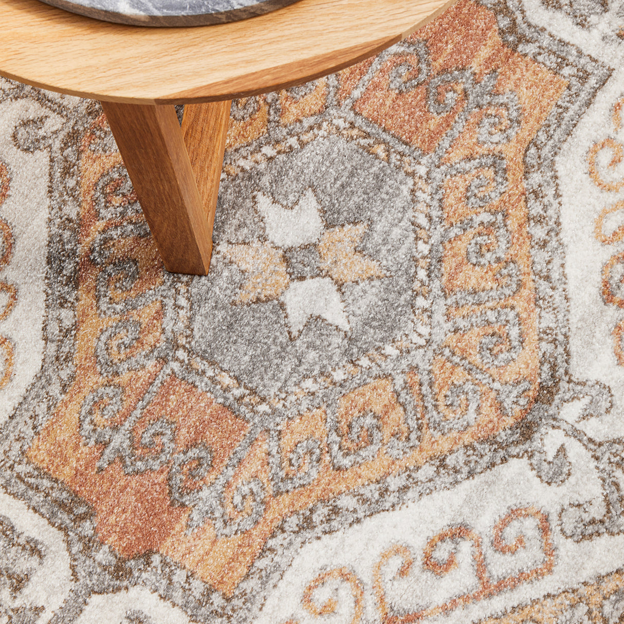 Mayfair Caitlen Grey Round Rug
