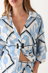 Lost In Lunar Women's Billie Shirt - Casablanca