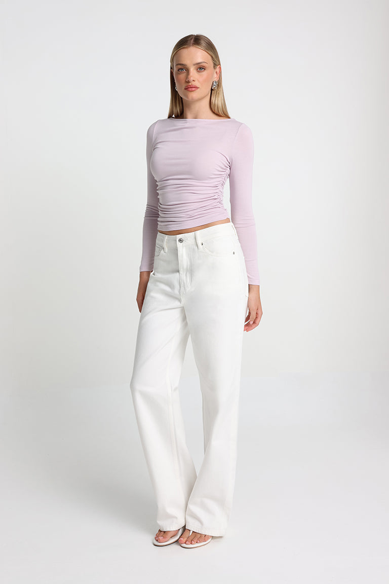 Madison The Label Lucca Top - Lilac