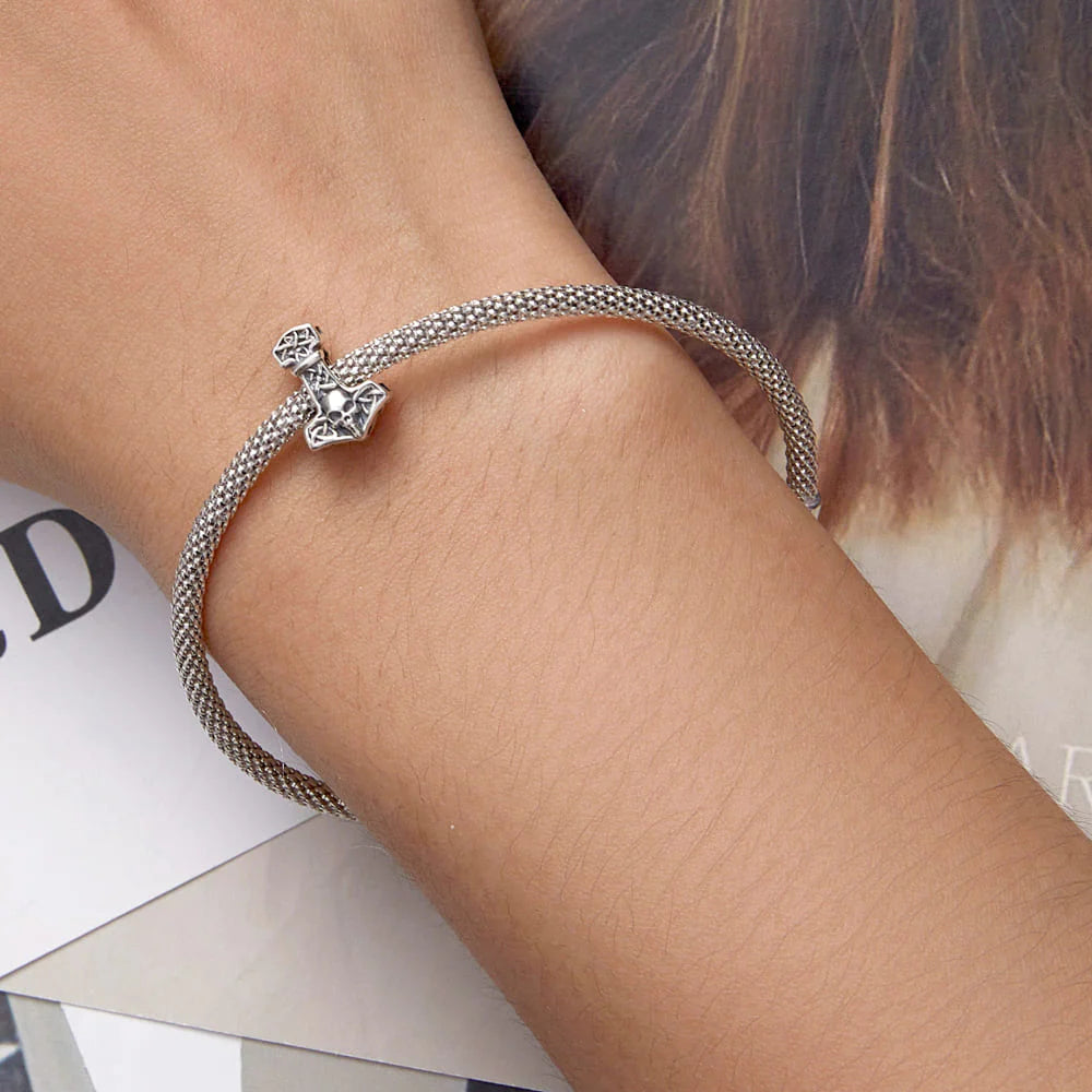 Solid 925 Signature Silver Pirate's Missing Anchor Charm