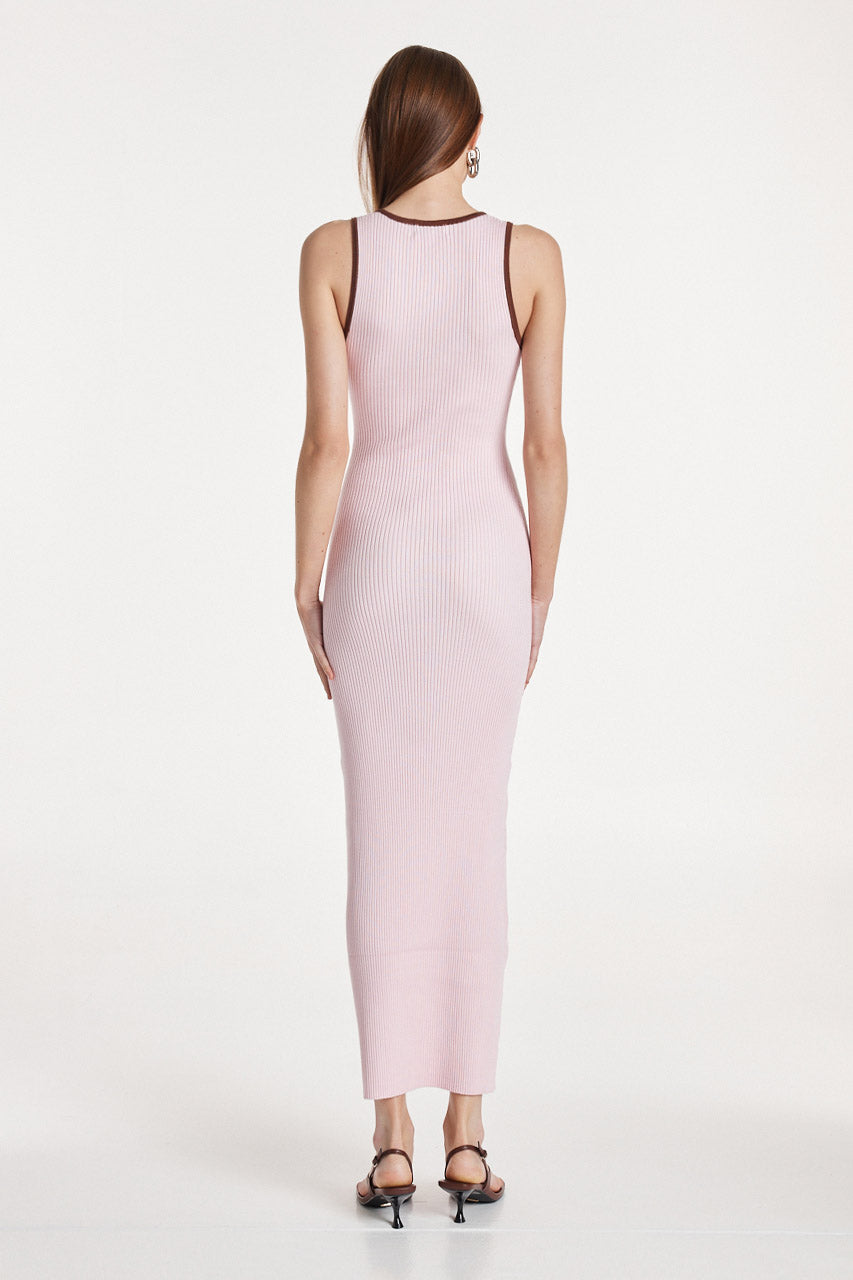Madison The Label Natalia Knit Dress - Pink