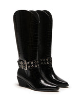 Therapy Maiden Black Patent Croc