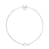 Manufacture Royale Bracelet Freshwater Pearl White Sterling Silver 9-10mm Venetian Chain