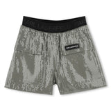 Karl Lagerfeld Girls Formal Shorts With Sequins - Grey