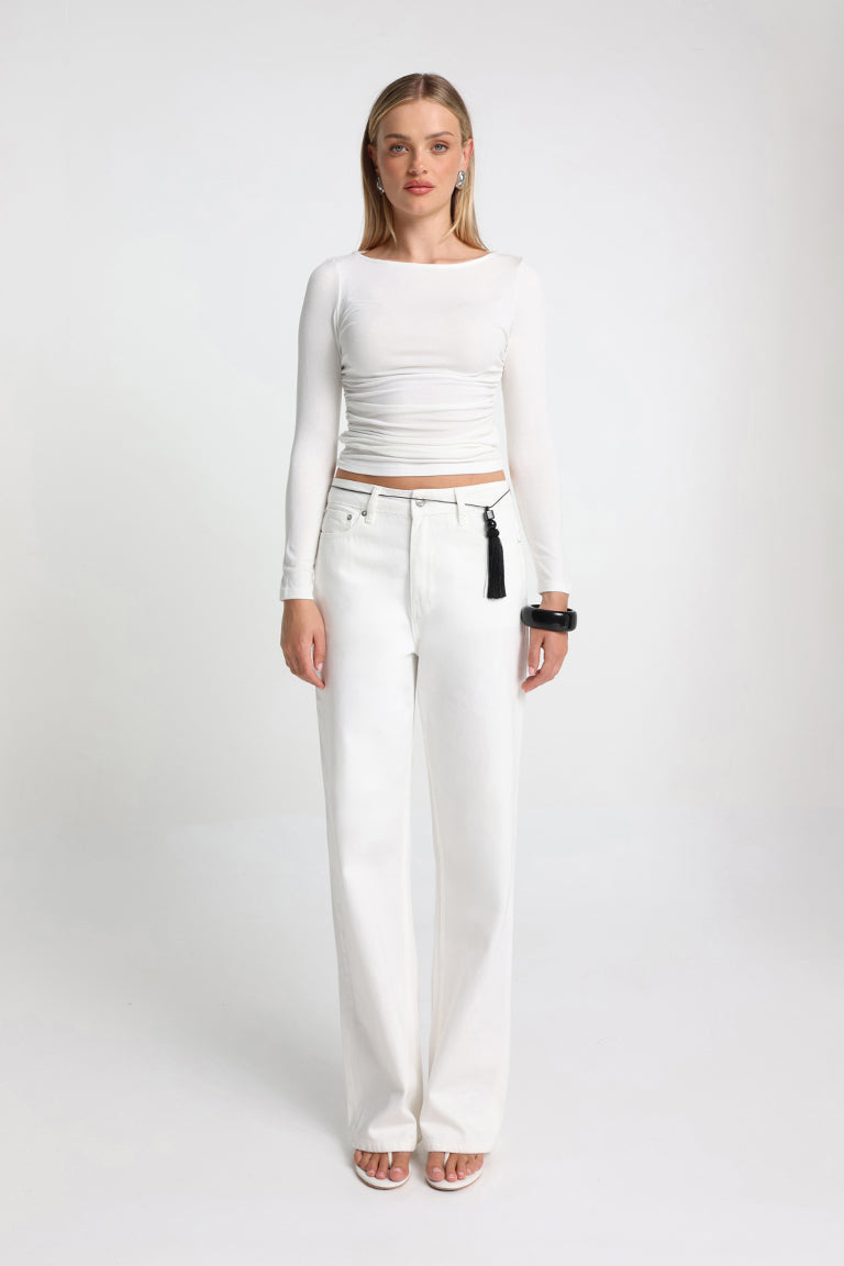 Madison The Label Lucca Top - White