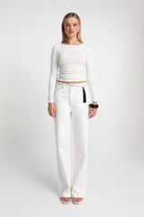 Madison The Label Lucca Top - White