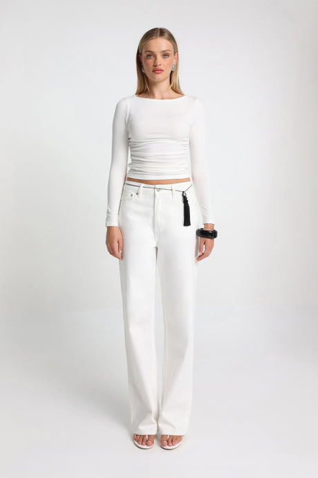 Madison The Label Lucca Top - White