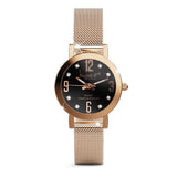 Boxed Rose Gold Watch & Earrings Set With SWAROVSKI® Crystals Embellishment