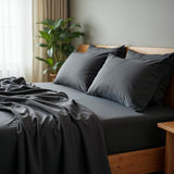 Royal Comfort Bamboo Cooling 2000TC Sheet Set- Charcoal