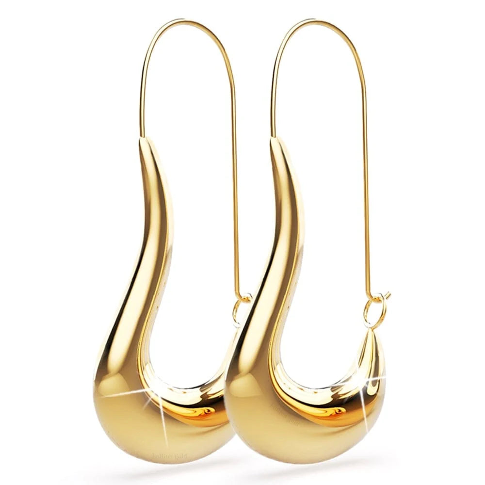 Bullion Gold Dakota Chunky Gold Hoop Earrings