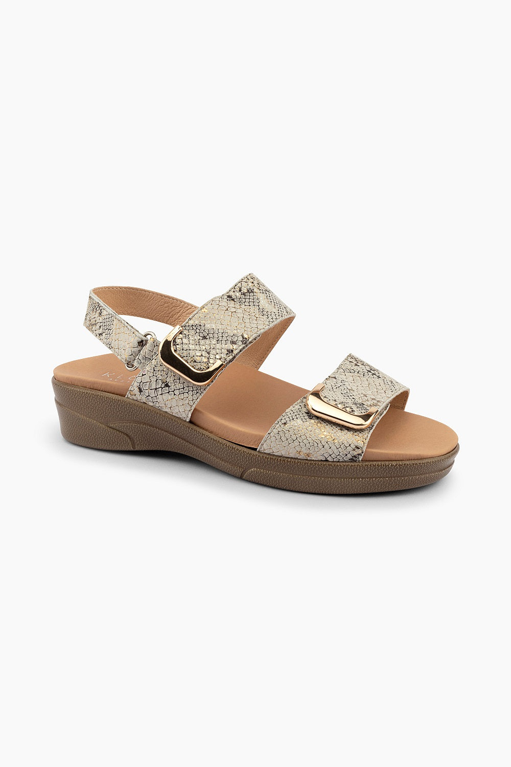 Klouds Elegance Print Taupe Snake