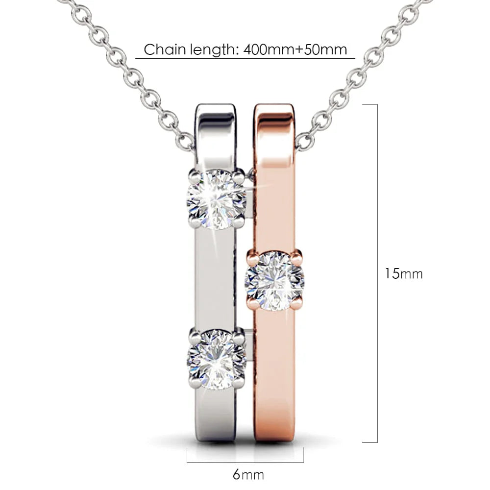 Krystal Couture My Crystal Story Necklace Embellished with SWAROVSKI Crystals