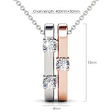 Krystal Couture My Crystal Story Necklace Embellished with SWAROVSKI Crystals