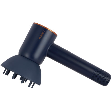 TODO 1600W Hair Dryer 110,000 RPM High Speed 3 Speed 4 Temperature - Blue
