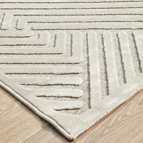 York Cindy Natural White Rug