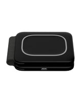 TODO 2 in 1 Wireless Phone Charger 15W Fast Charge Earphone QI Magnetic Charge Pad - Black