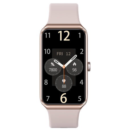 TODO Fitness Tracker Smart Watch BT 5.0 1.47" Display Thermometer BPM Monitor - Pink