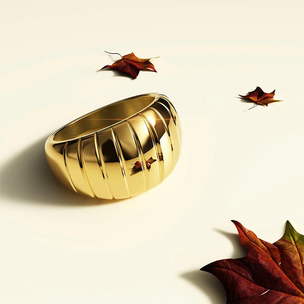 Bullion Gold Royal Midas Gleam Ring in Gold Layered