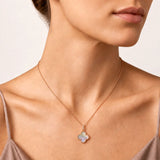 Krystal Couture Rose Gold Milkyway Necklace Embellished with SWAROVSKI Crystals