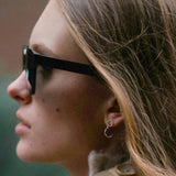 Krystal Couture Orbit of Radiance Earrings Embellished with SWAROVSKI Crystal in White Gold