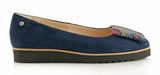 Bosccolo Womens Moccasin Pa - Navy Blue Suede/Multi