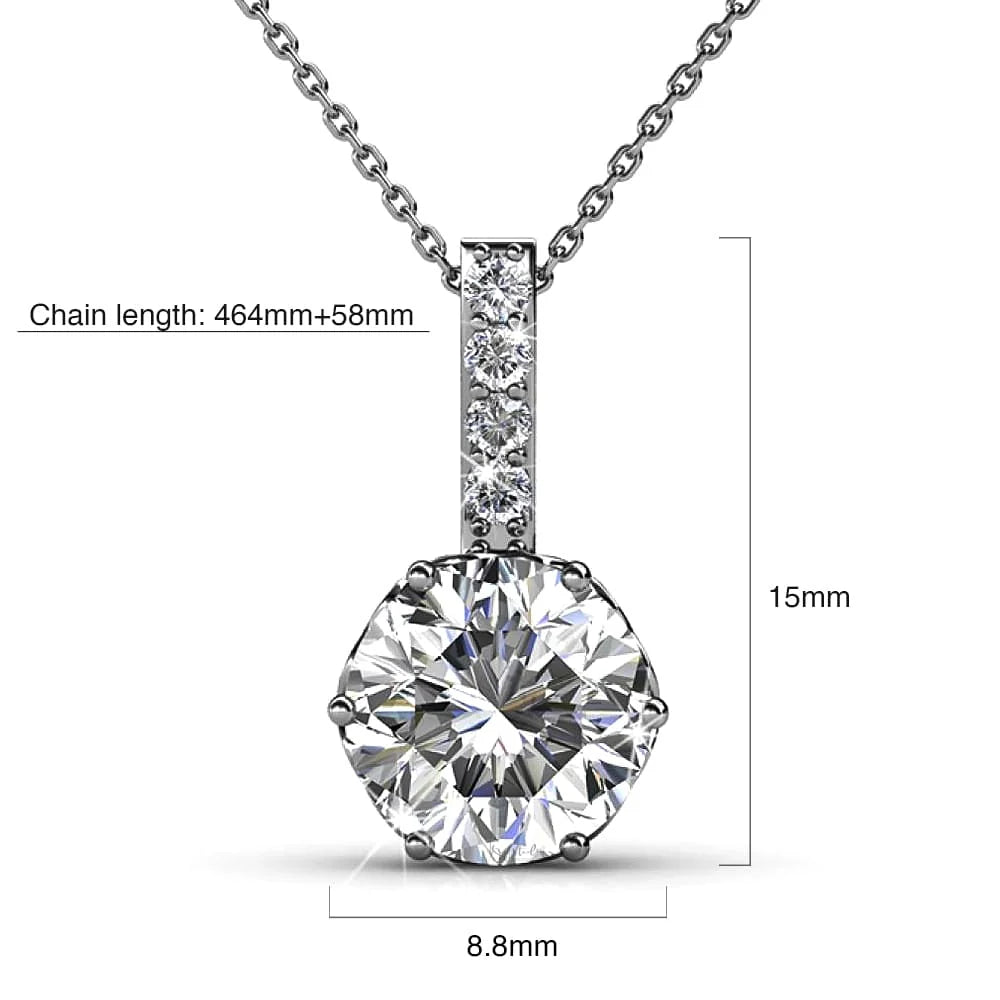 Krystal Couture Opium Pendant Necklace Embellished with SWAROVSKI Crystals