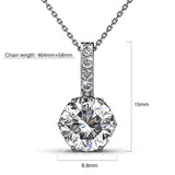 Krystal Couture Opium Pendant Necklace Embellished with SWAROVSKI Crystals