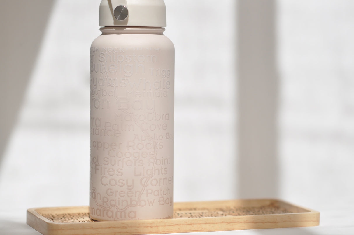 BBBYO Beaches Bottle - stainless steel insulated bottle - 1000 ml - Beaches print